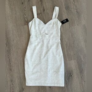 Guess mini dress in white, size: 8, NWT